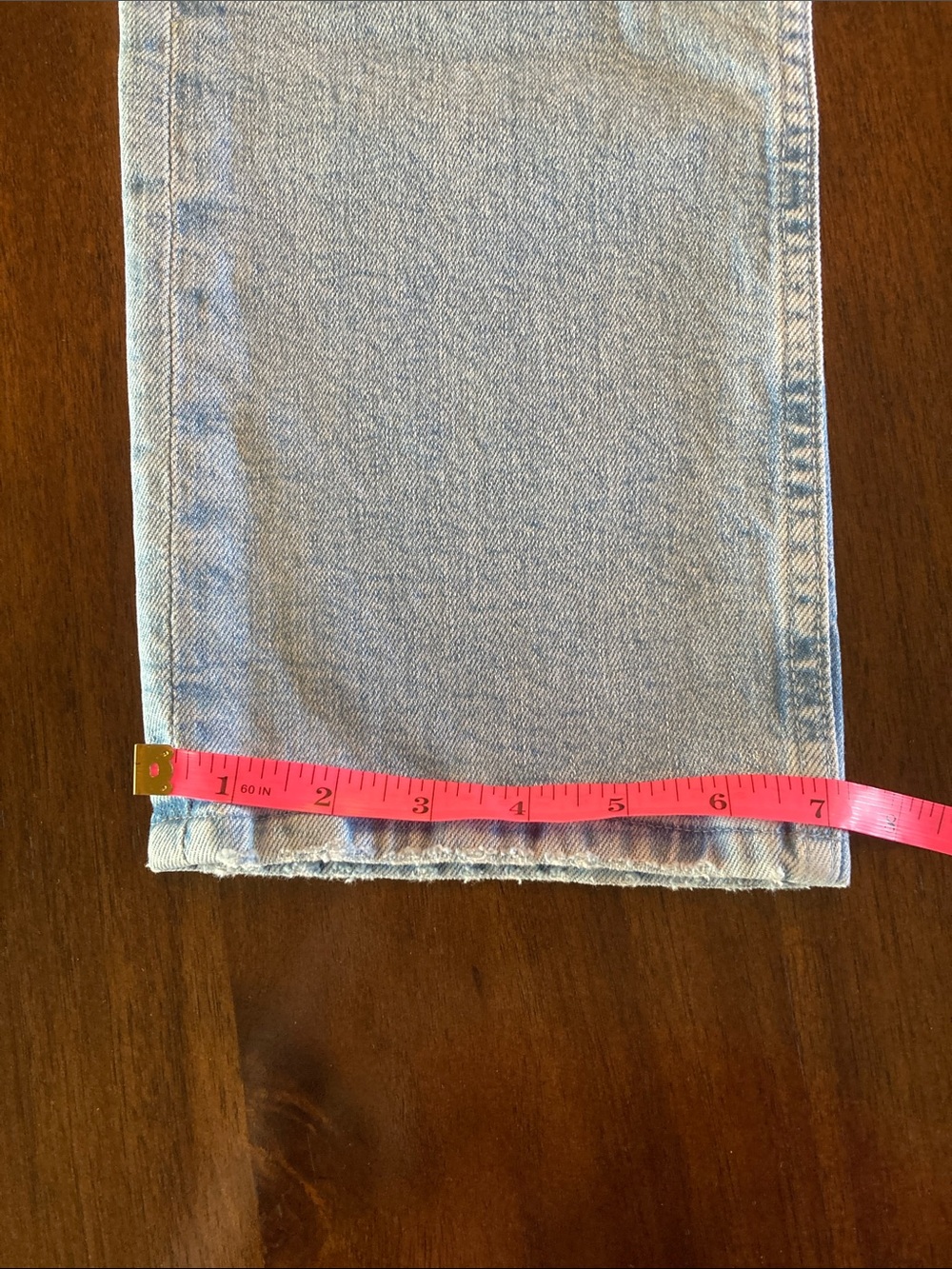 MOTHER The Smarty Pants Skimp dont be a square light blue - Picture 8 of 11